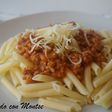 Macarrones a la boloñesa