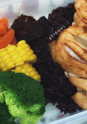รูปของ ข้าวอกไก่บาบีคิวคลีน