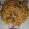 Locrio de salami (Arroz con salami y fideo)