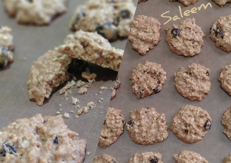 Resep Cinnamon Raisin Oatmeal Cookies, Menggugah Selera