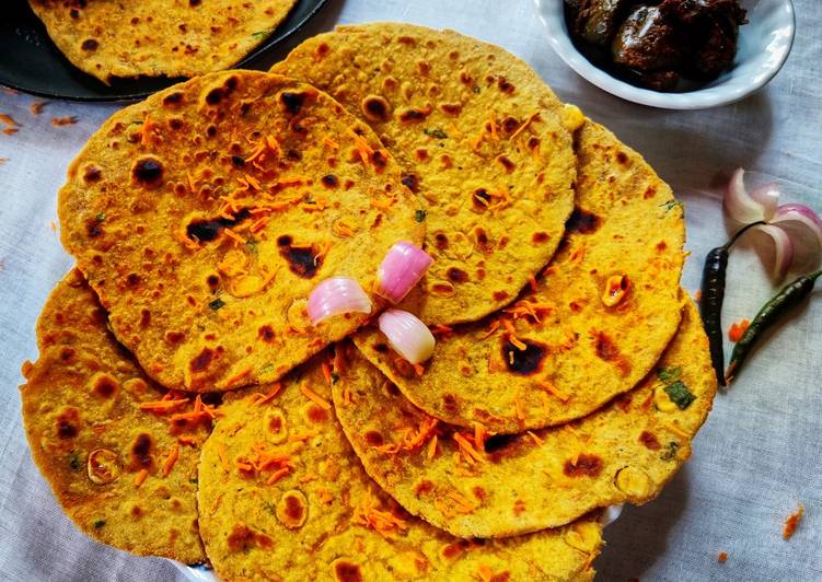 Mixed veg paratha