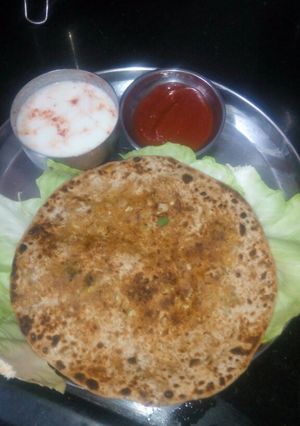 A picture of Cabbage (Gobi) paratha.