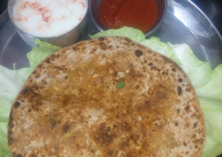 Recipe of Quick Cabbage (Gobi) paratha