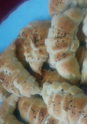 صورة لوصفة كرواسان ((بالشوكولا والجبنة))😍
