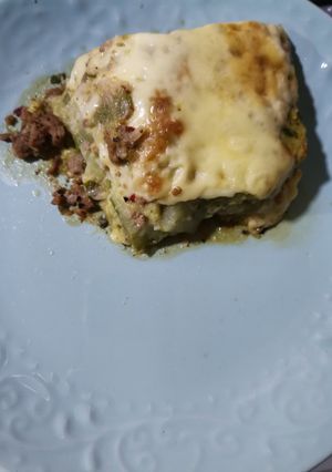Una foto de Guiso de zapallito italiano (zucchini) muy saludable
