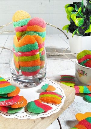 Foto resep Rainbow Lidah Kucing #Pekaninspirasi