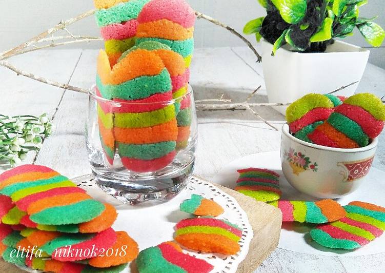 Cara Membuat saat makan malamRainbow Lidah Kucing #Pekaninspirasi