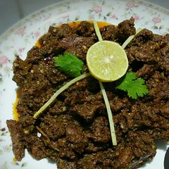 A picture of Beef spicy strips.
