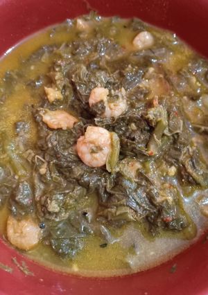 Foto resep Daun singkong santan