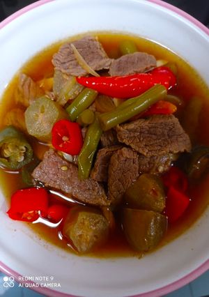 Foto resep Asem asem daging