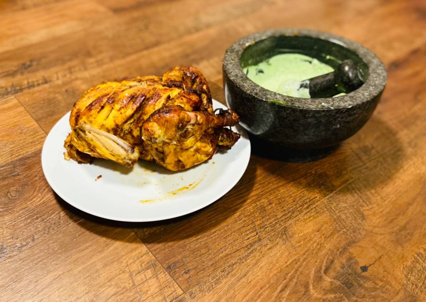 Air Fryer Lahori Charga Murg Chicken