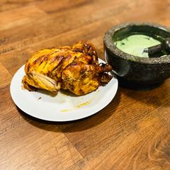 A picture of Air Fryer Lahori Charga Murg Chicken.