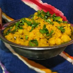 A picture of Raw Papaya Sabzi.