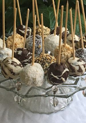 Una foto de CAKE POPS con sobras de bizcochuelo ❤️‍🔥