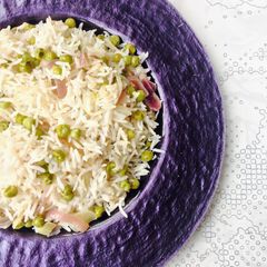 A picture of Peas & Coconut Rice.