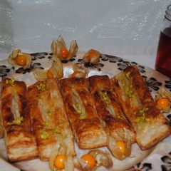 A picture of Persian  zaban puff pastry.