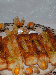 A picture of Persian zaban puff pastry.