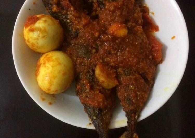 Balado telur kembung