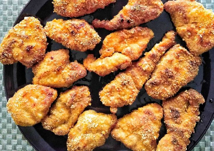 Cornflakes nuggets di pollo al forno