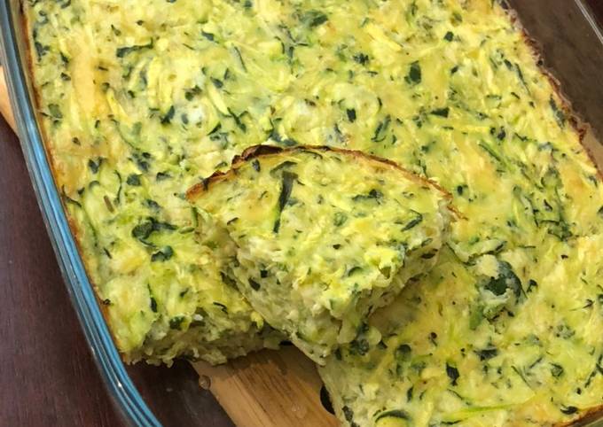 Simple Way to Make Super Quick Homemade Crustless Baby Marrow Quiche