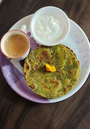પાલક પરાઠા (Palak Paratha Recipe In Gujarati) રેસીપી મુખ્ય ફોટો