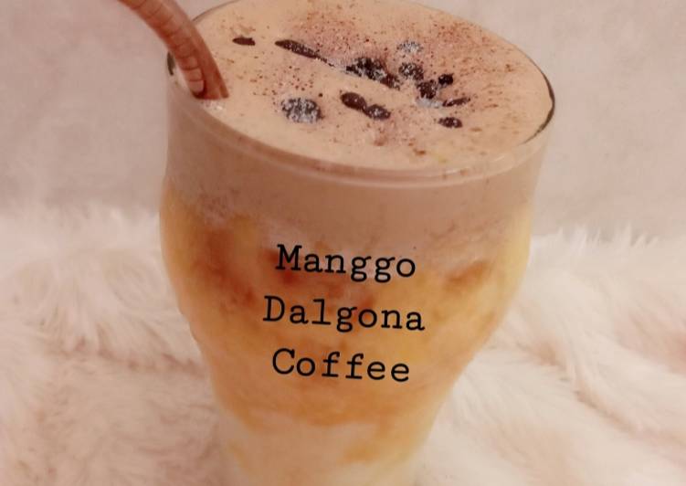 Resep Manggo Dalgona Coffee, Bisa Manjain Lidah