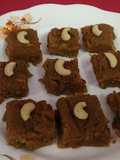 CHESTNUT FLOUR BURFI/SINGHARA ATTA KI BURFI