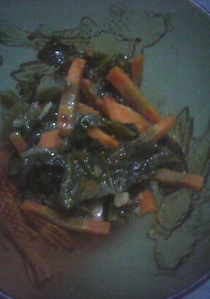 Foto resep Tumis sawi asin kimchi KW ala nia