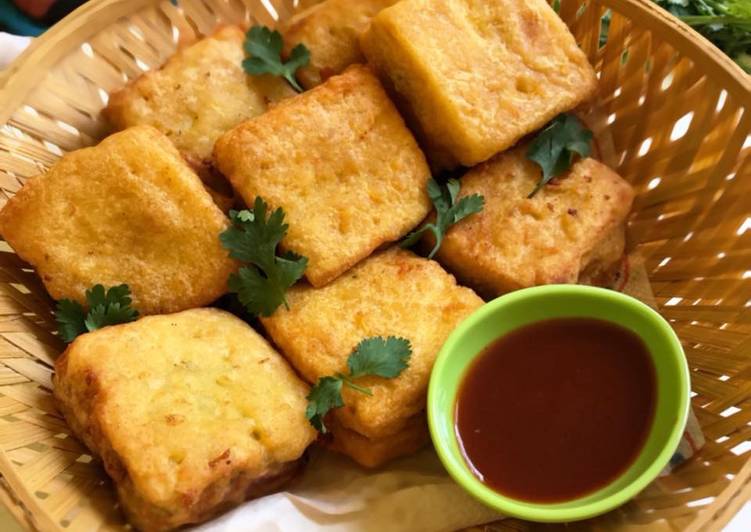 Steps to Prepare Favorite Stuffed bread pakora