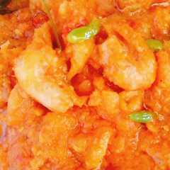 A picture of Tempoyak udang (melayu).