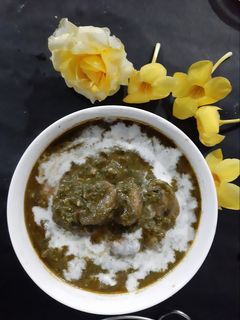 पालक मशरुम (palak mushroom recipe in hindi) रेसिपी मुख्य फोटो