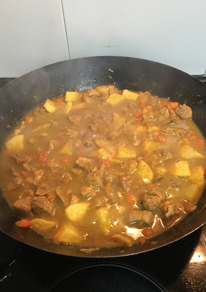 Una foto de Magro de cerdo con vino tinto