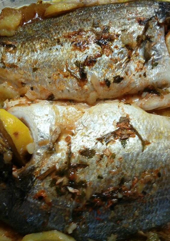 Una foto de Doradas al horno