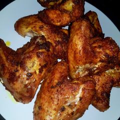 A picture of Madras curried wings spicey.