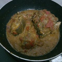A picture of Fish stew.