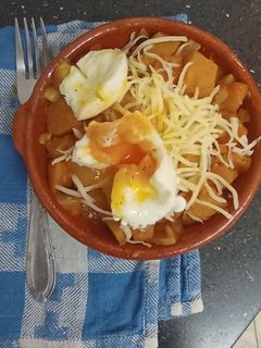 Una foto de Huevo con calabaza