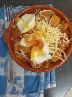 Una foto de Huevo con calabaza