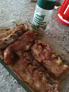 Una foto de Costillas puntas de cerdo