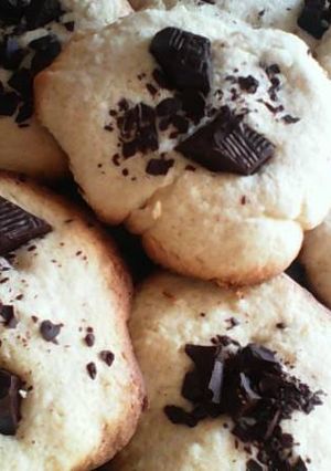 Una foto de Cookies de limón y chocolate sin tacc - apto celíacos