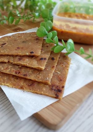 A picture of Leftover Daal Paratha.