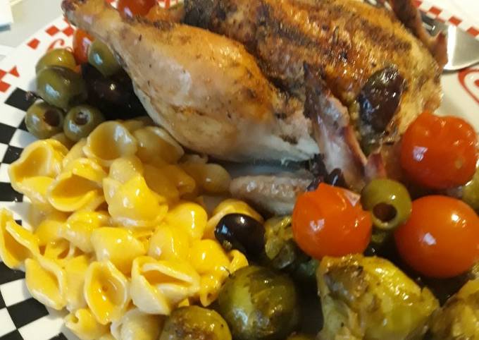 Rosemary Olive Relish Cornish Hens