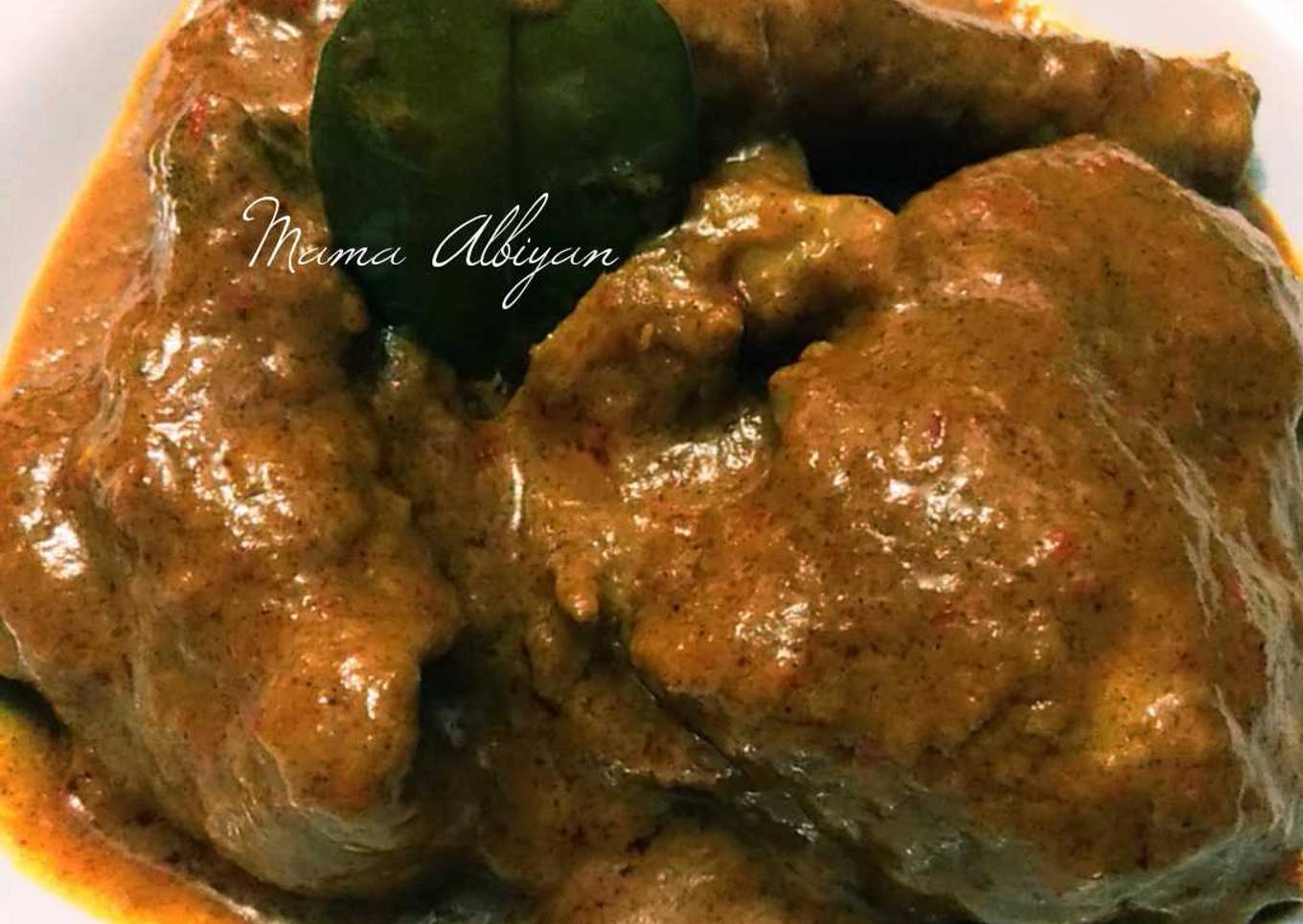 34. Ayam Rendang Instan