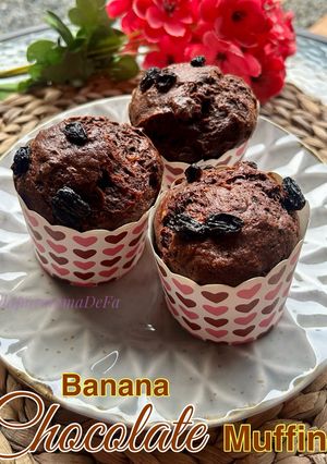 Foto resep Banana Chocolate Muffin
