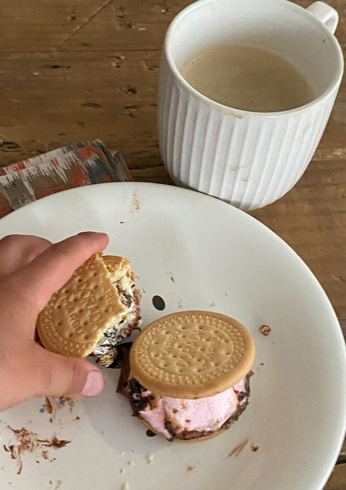 Una foto de Smore´s /  galleta con  malvavisco