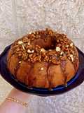 كعكة ڤانيلا وتفاح