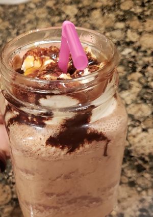 صورة لوصفة كافي بارد (فرابتشينو) منزلي