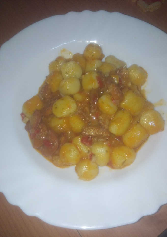Una foto de Ñoquis de papas a la riojana