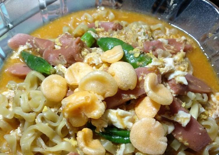 Resep Indomie seblak jaletot yang Lezat