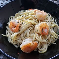 A picture of Shrimp Linguine.