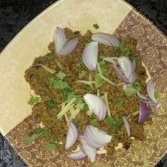 A picture of Keema karhai.
